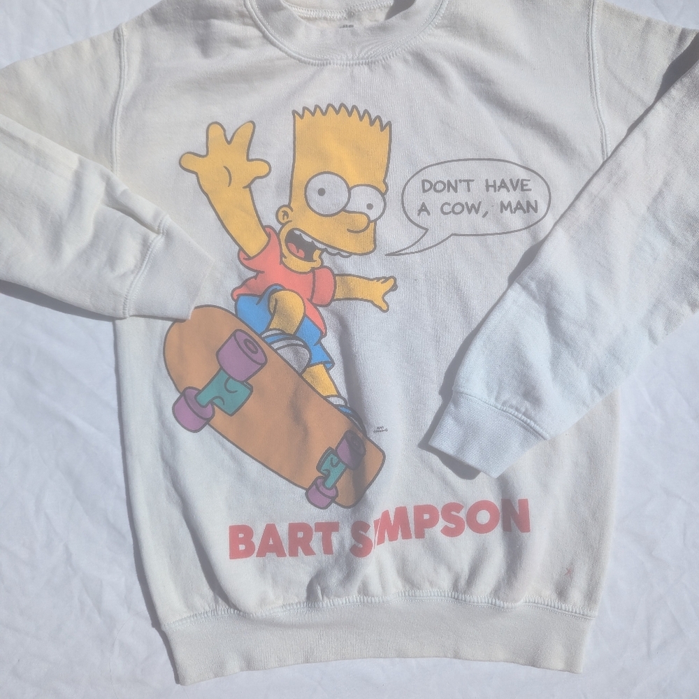 Bart Simpson Graphic Sweatshirt Xs